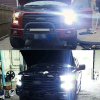 Thumbnail for 6000K LED Headlight Kit Hi/Lo + Fog Lights 9005 H11+9145K for Ford F-150 2015-2019