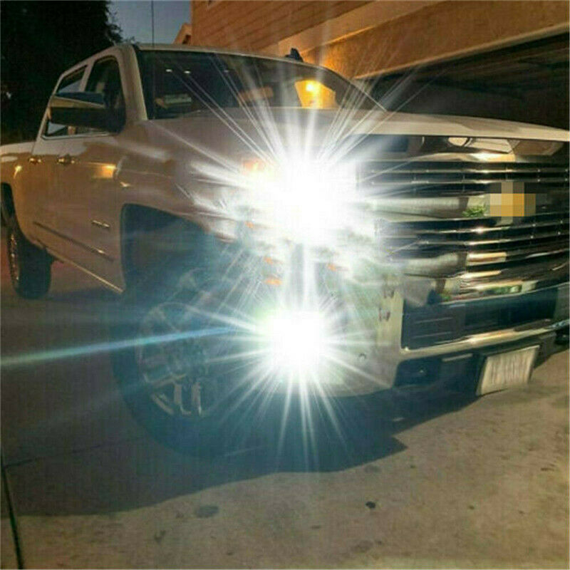 6000K LED Headlight Fog Light Bulbs for Chevy Silverado 1500 2500 3500 2007-2015