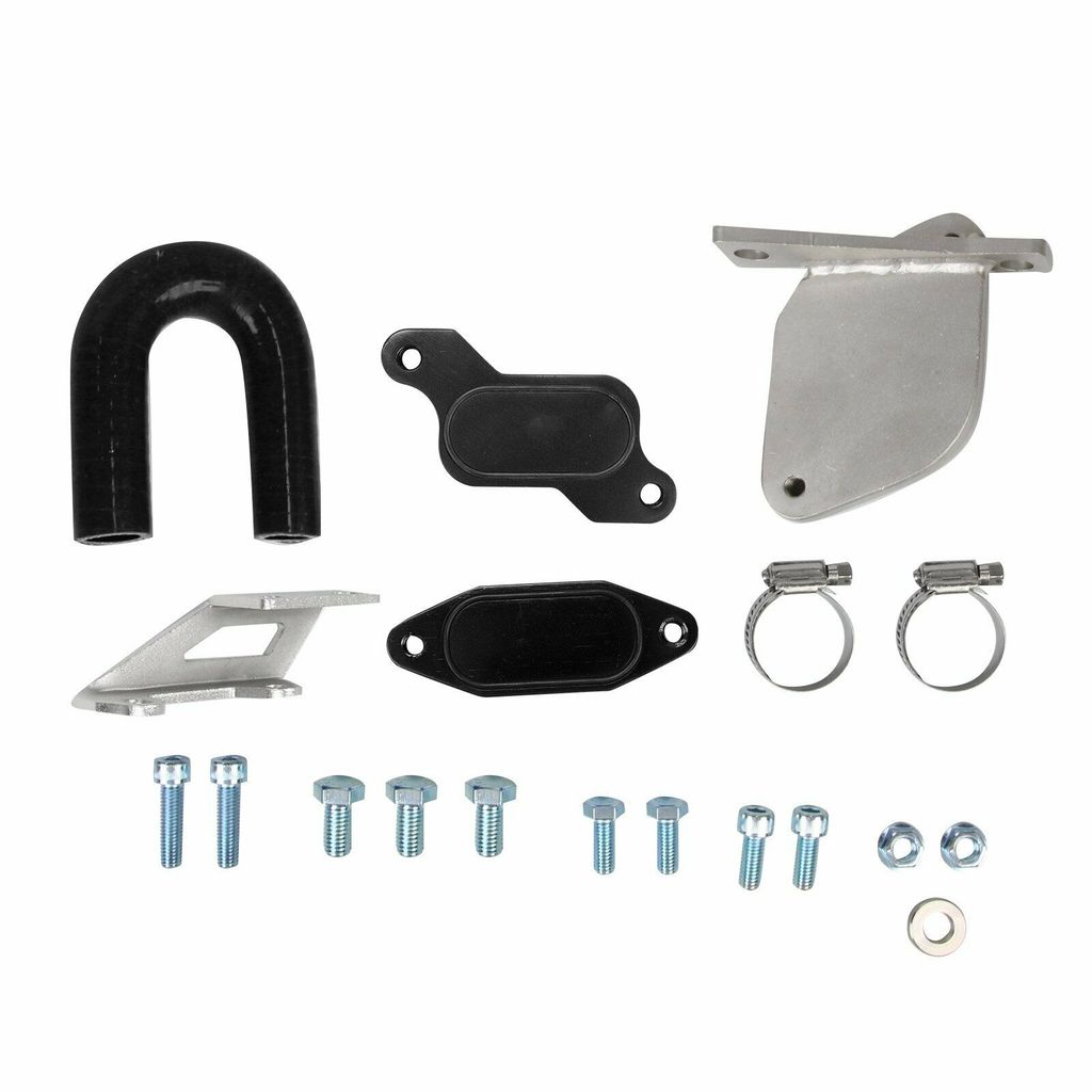 6.6 EGR Valve Delete Cooler Delete Kit for Chevy Silverado GMC Sierra 2500 3500 HD 6.6L Duramax LMM 2007 2008 2009 2010