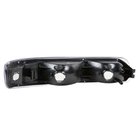 Thumbnail for LED DRL Black Projector Headlights+Bumper Lamps for 1999-2002 Chevy Silverado Tahoe Suburban 1500 2500