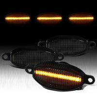 Thumbnail for Smoke Tinted LED Front Grille Running Lights 3PC Fit 2010 - 2014 Ford F150