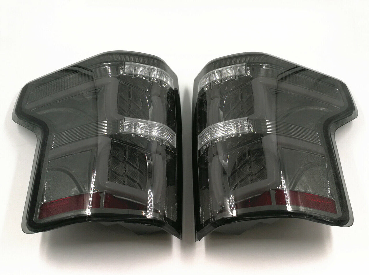 LED Tail Lights Lamps Smoked Lens W/O Blind Spot for 2015 2016 2017 Ford F150