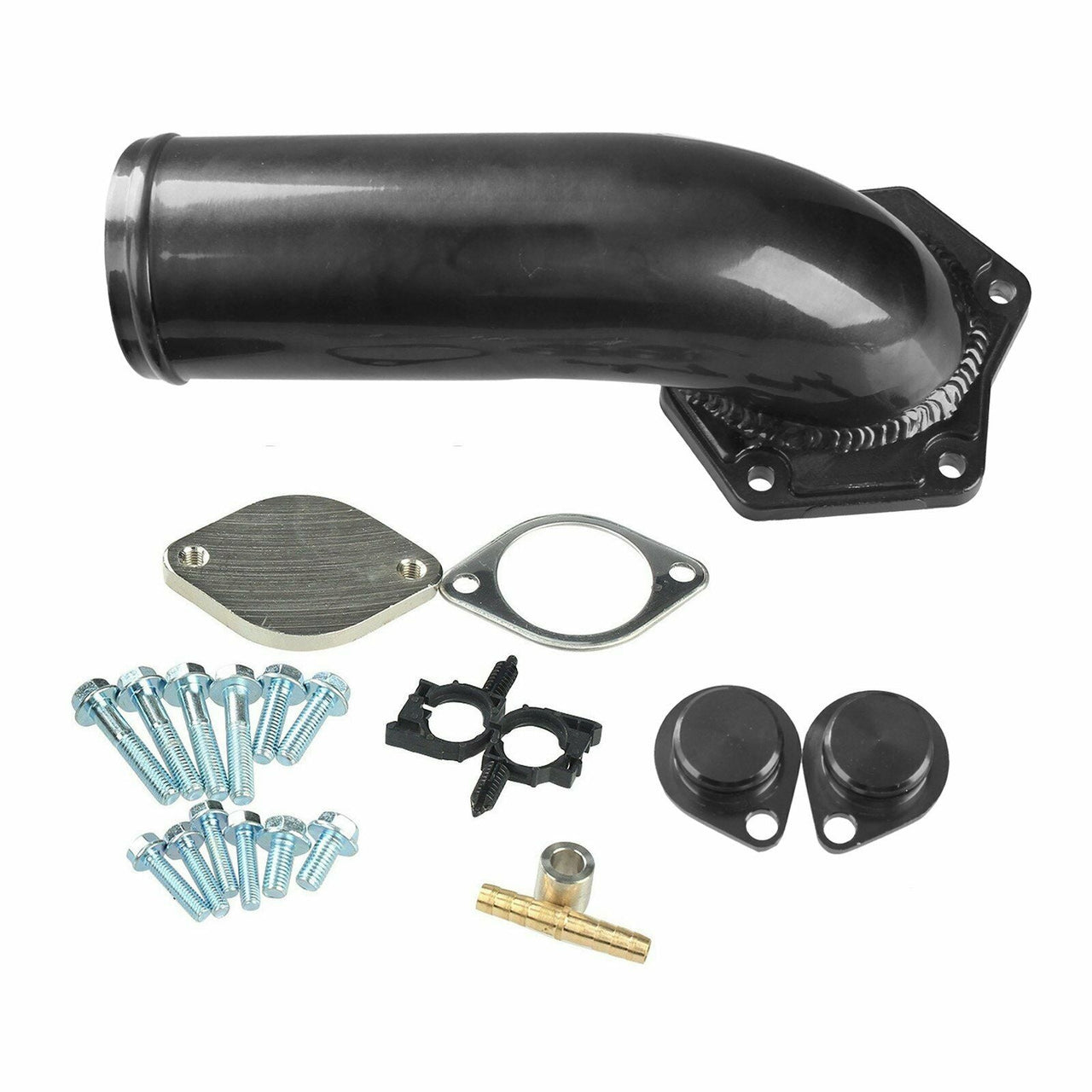 EGR Valve Delete Kit Power stroke Diesel with Intake Elbow for 08-10 Ford F250 350 450 550 6.4L Powerstroke Diesel