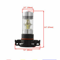 Thumbnail for 6000K LED Headlight Fog Light Bulbs for Chevy Silverado 1500 2500 3500 2007-2015