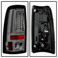 Thumbnail for 1500 Chrome Smoke LED Tail Lights Set Spyder for 1999-2002 Chevy Silverado/GMC Sierra