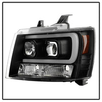 Thumbnail for Chevy Suburban 1500/ 2500 2007-2013 Black OPTIC DRL LED Projector Headlights