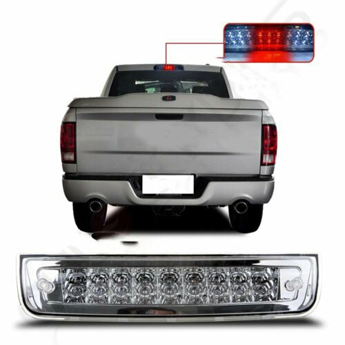 LED 3RD Brake Light W/ Clear Lens for 2014-2017 Dodge Ram 1500 2500 3500