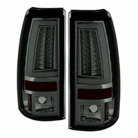 Thumbnail for 1500 Chrome Smoke LED Tail Lights Set Spyder for 1999-2002 Chevy Silverado/GMC Sierra